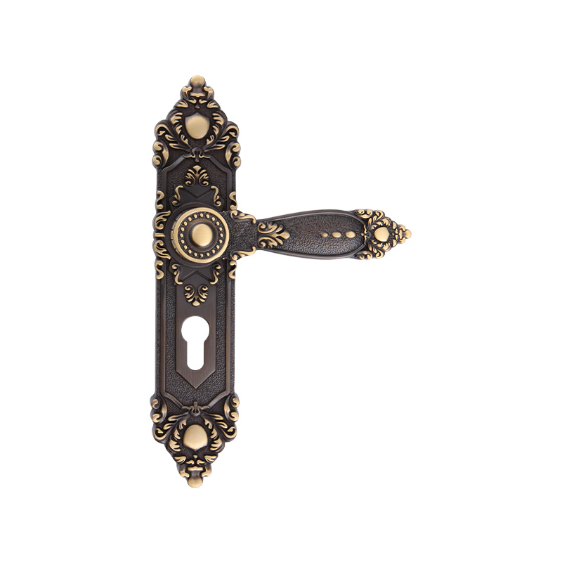 610-510 European Retro 24K Real Gold Silent Long Panel jednodielny zámok