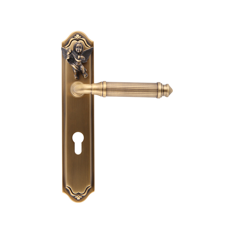 512-315 Angel Retro Pure Pure Copper French Tiché dvere zámok spojený zámok