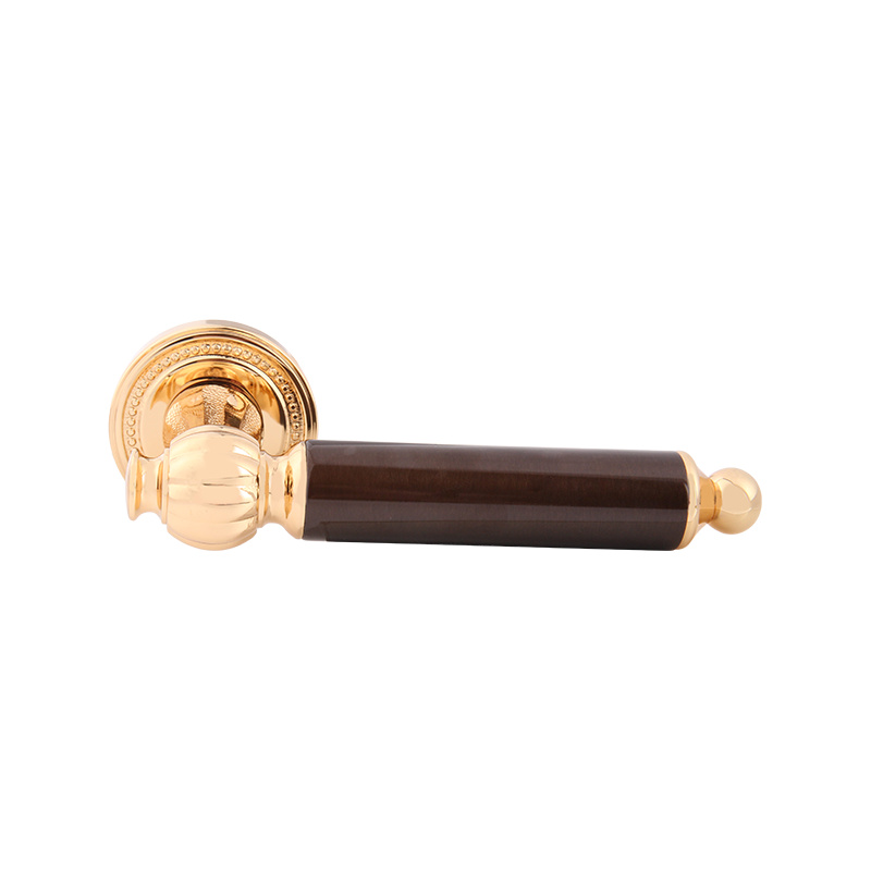 105-316 Nordická meď 24K Real Gold Spálňa zámok dverí