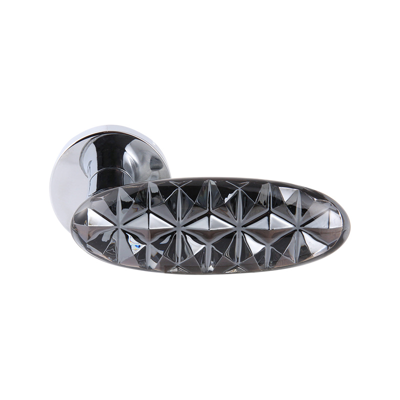 21-88 Light Luxury Simple Nordic Cream Style Crystal Split Lock